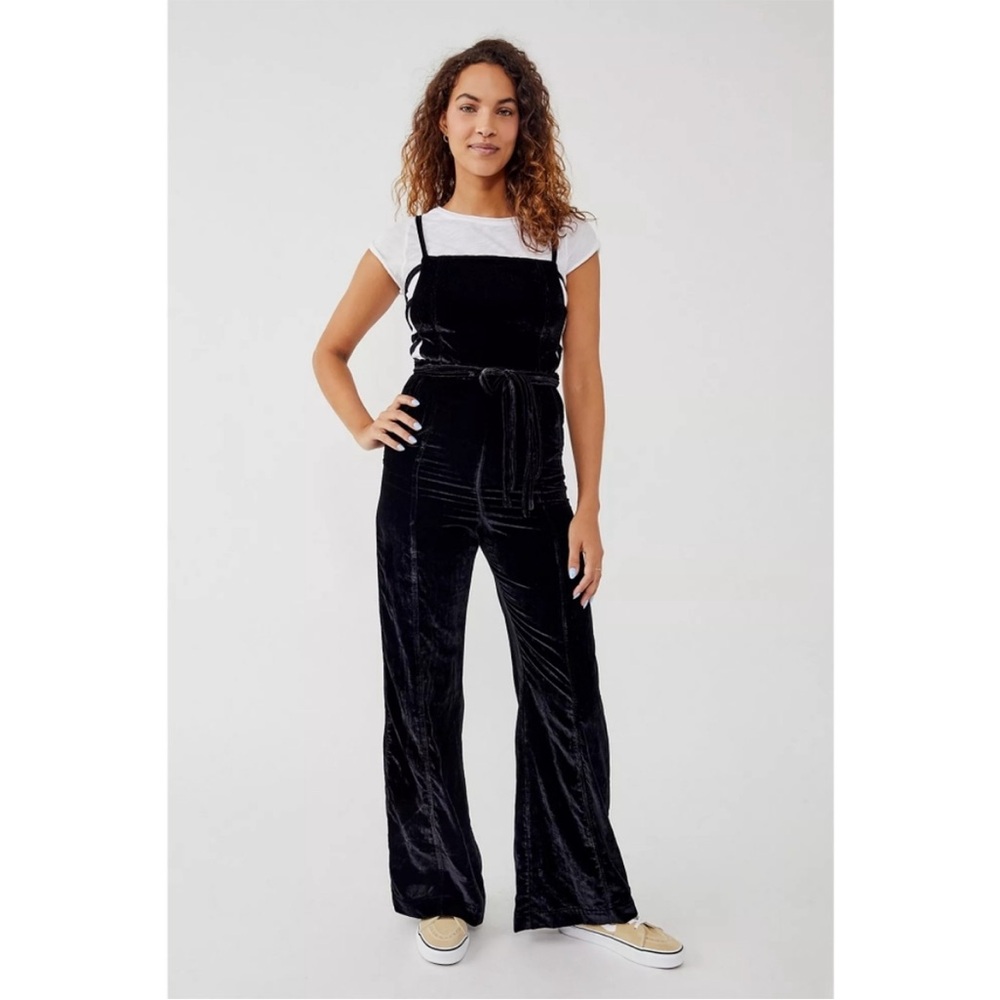 Black Velvet Jumpsuit